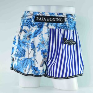Fighters Boutique Raja Sky Blue Bandana Muay Thai Shorts, Small